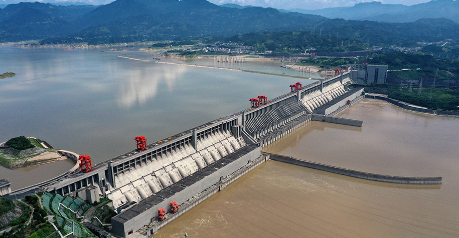 三峡水力発電団地プロジェクト－堤防構造